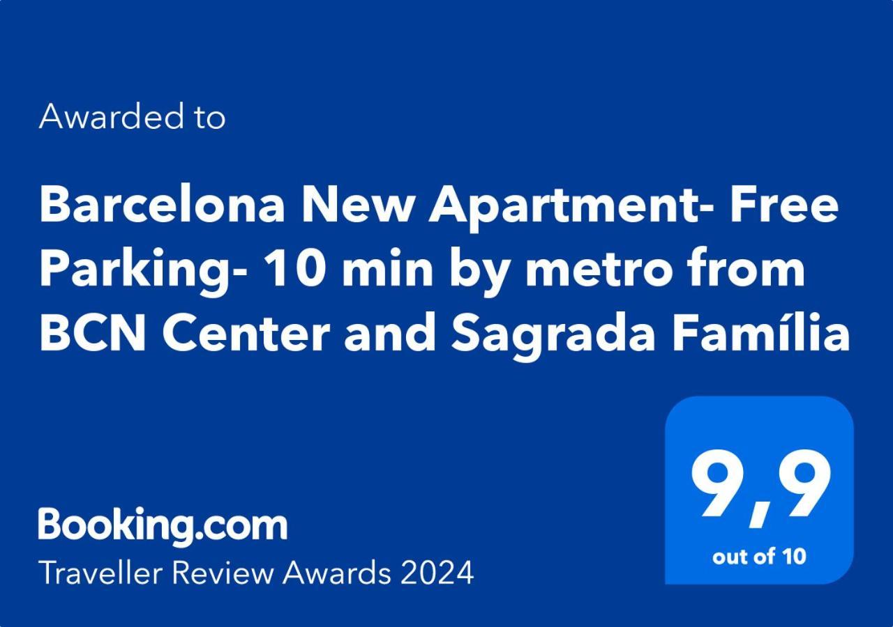 Barcelona Chic Apartments- Free Parking - 10 Min From Bcn City Centre By Metro Eksteriør billede